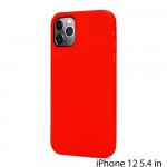 Wholesale Slim Pro Silicone Full Corner Protection Case for iPhone 12 Mini 5.4 inch (Red)